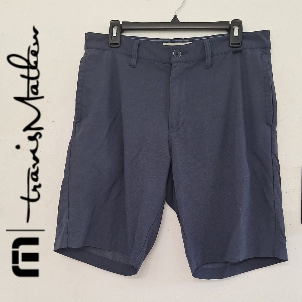 Travis Mathew Flat Front Beck 10" Performance Golf Shorts